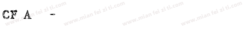 CF Asty字体转换